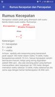 Rumus Kecepatan dan Percepatan screenshot 2