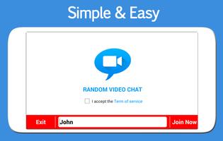 X Random Video Chat โปสเตอร์