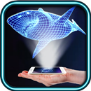 angry shark hologram simulator-APK