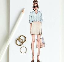 How to Draw Fashion Clothes capture d'écran 3