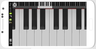 Piano Keyboard pro Affiche