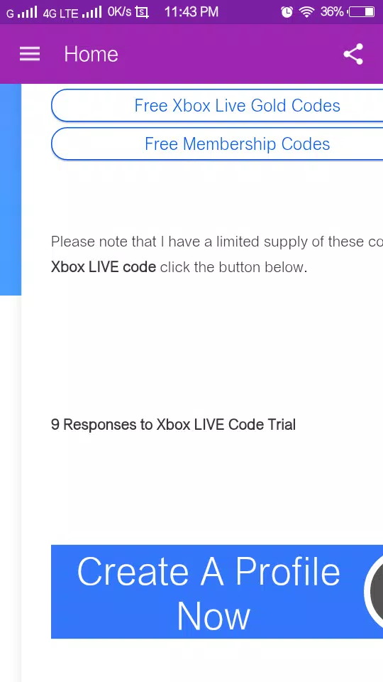 Free Xbox Live Codes Generator APK for Android Download