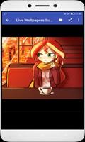 1 Schermata Live Wallpapers Sunset Shimmer Style