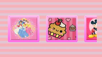 Princess Girl Puzzle Toddlers โปสเตอร์