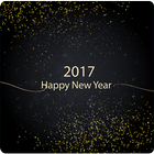 Bonne Année  Messages 2017 icône