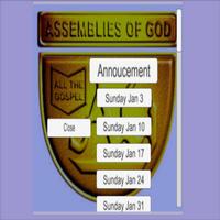 AGC sunday school lessons app-poster