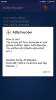 Adfly Decoder تصوير الشاشة 1