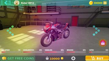 Traffic Moto Bike Racing 2018 скриншот 1