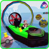 Superheroes Airboat Waterslide Stunts иконка