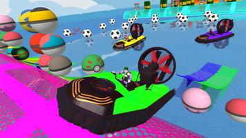 Superheroes Airboat Waterslide Stunts постер
