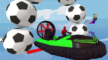 Superheroes Airboat Waterslide Stunts скриншот 2