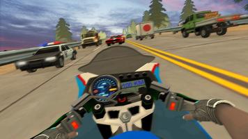 Autoroute Rider - Traffic Bike Racer 2018 capture d'écran 2