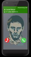 Messi Fake Call poster