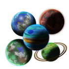 Match Planets: fun Puzzle Games for kids ไอคอน