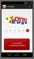 Lotto Edge - Number Generator Affiche