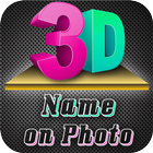 3D Name art Maker - 3D Stylish Text on Photo biểu tượng