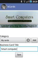 bCards - Business Card Manager स्क्रीनशॉट 1