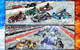 Snow Kart Go!Hill Buggy Racing capture d'écran 3