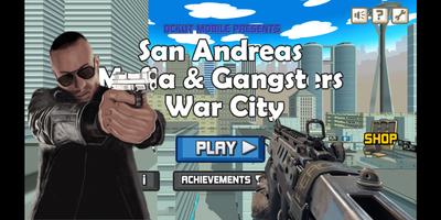 San Andreas Mafia & Gangsters War City 2017 - FPS اسکرین شاٹ 1
