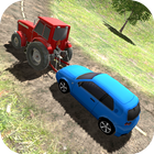 Heavy Duty Tractor Pull : Car Tow Transporter-icoon