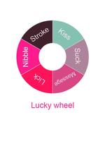 Adult game : lucky wheel ảnh chụp màn hình 1