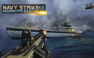 Nowoczesne strzelanki FPS: Navy Strike 3D plakat