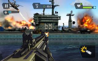 现代FPS射击：海军打击3D 截图 1