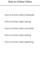 How to Online Video gönderen
