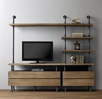 Shelves TV Furniture पोस्टर