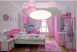 Girl Bedroom Design Ekran Görüntüsü 1