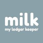 Milk - my ledger keeper blockchain أيقونة