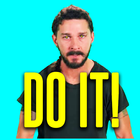 Just Do it Shia Meme Motivator-icoon
