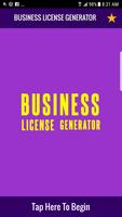 Business License Maker (Free) پوسٹر
