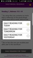 Catholic Daily Missal Readings capture d'écran 2