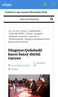 Somali News Xidigta โปสเตอร์