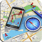 GPS Route Finder: Map Navigation & Compass icône