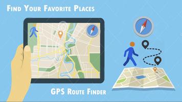 GPS Route Finder: Map Navigation & Compass capture d'écran 1