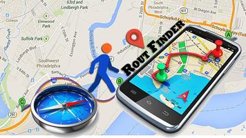 GPS Route Finder: Map Navigation & Compass скриншот 3