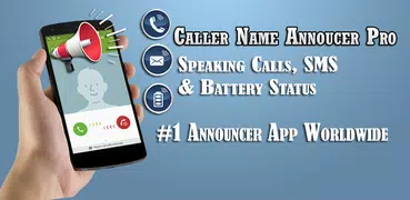 Caller Name, SMS & Battery Status Talker