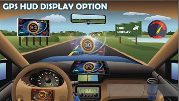 Speedometer Speed Tracker- HUD GPS Speed View โปสเตอร์