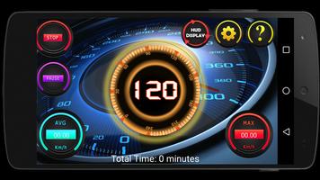 Speedometer speed tracker - HUD gps vitesse vue capture d'écran 2