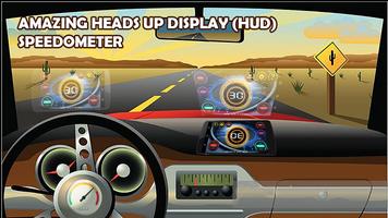 Speedometer speed tracker - HUD gps vitesse vue capture d'écran 3