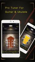 Free Electric Guitar Tuner & Ukulele Tuner APP โปสเตอร์