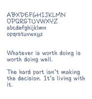 Poster Migraffiti-fonts for free