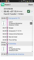 乗換案内 マドリード スクリーンショット 2