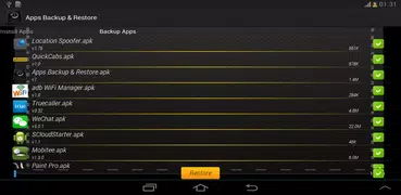 Apps Backup and Restore