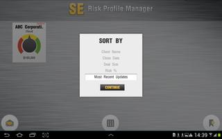 SE Risk Profile Manager captura de pantalla 3