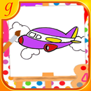 Plane Coloring and Drawing Book APK