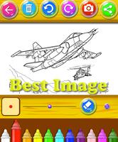 Plane Coloring and Drawing Book capture d'écran 3