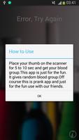 Blood Group Scanner Prank capture d'écran 3